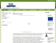 Tablet Screenshot of institut-biota.de